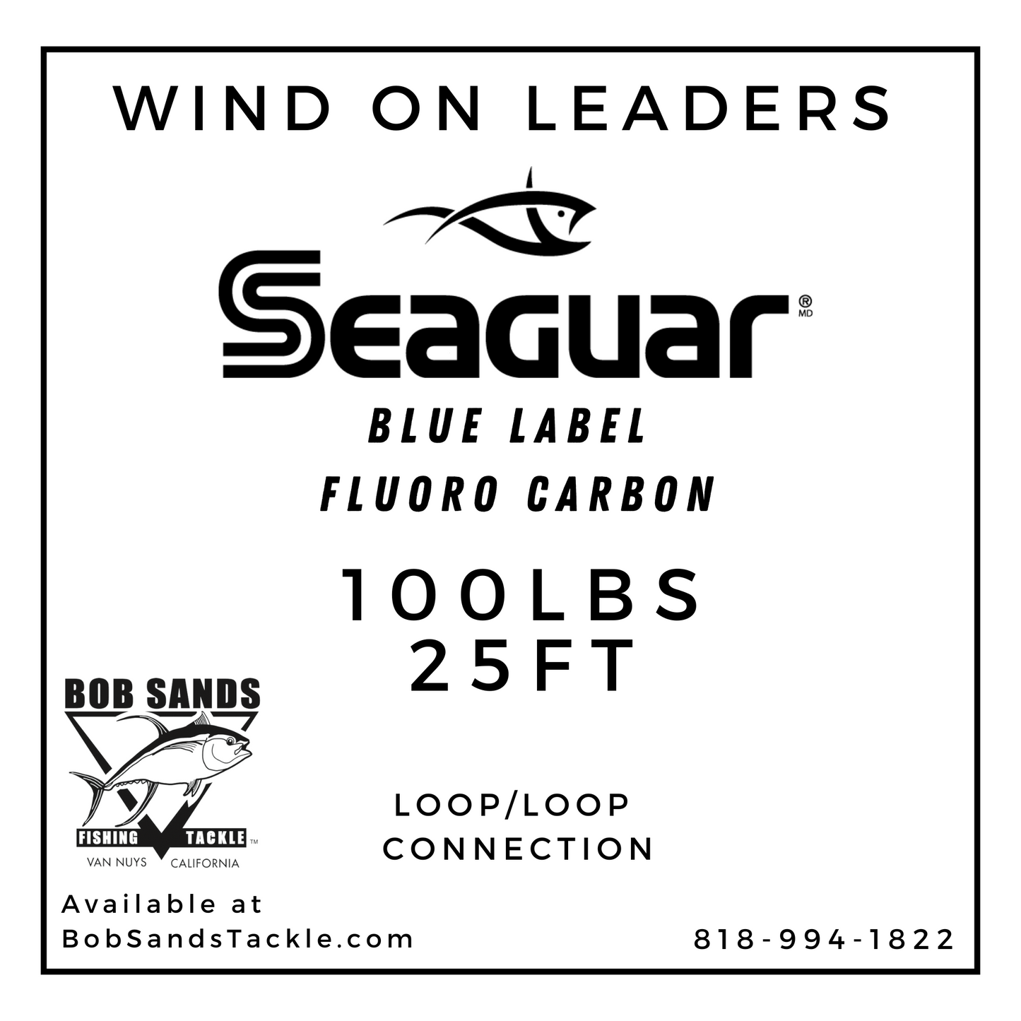 Wind on Leaders - Seaguar Blue Label Fluoro Carbon