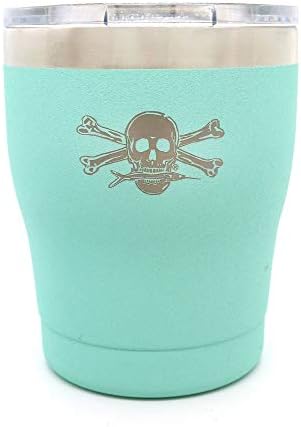 Calcutta Outdoors 10 oz. Sea Foam Insulated Tumbler, 2-Pack - Drinking Travel Mug with Lid