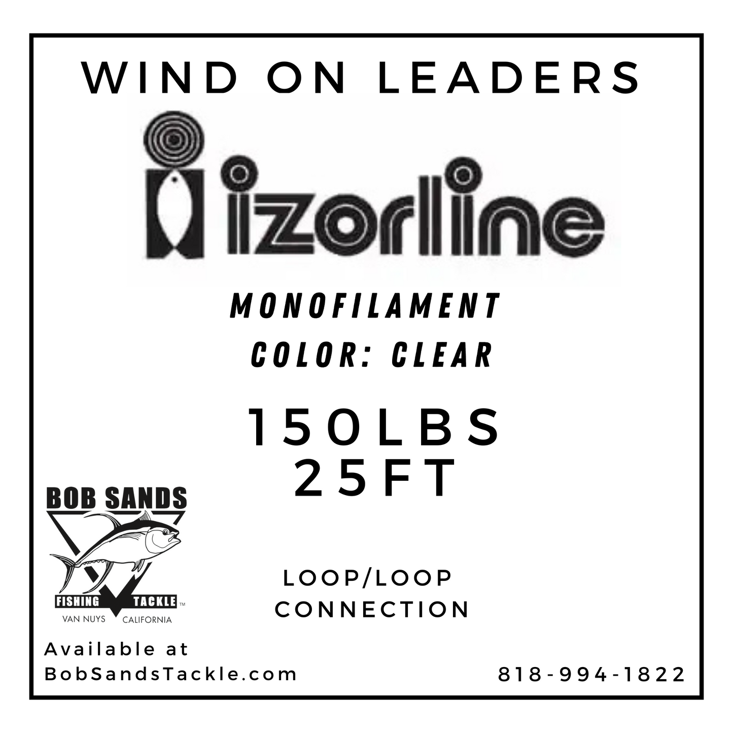 Wind On Leader - Izorline Monofilament