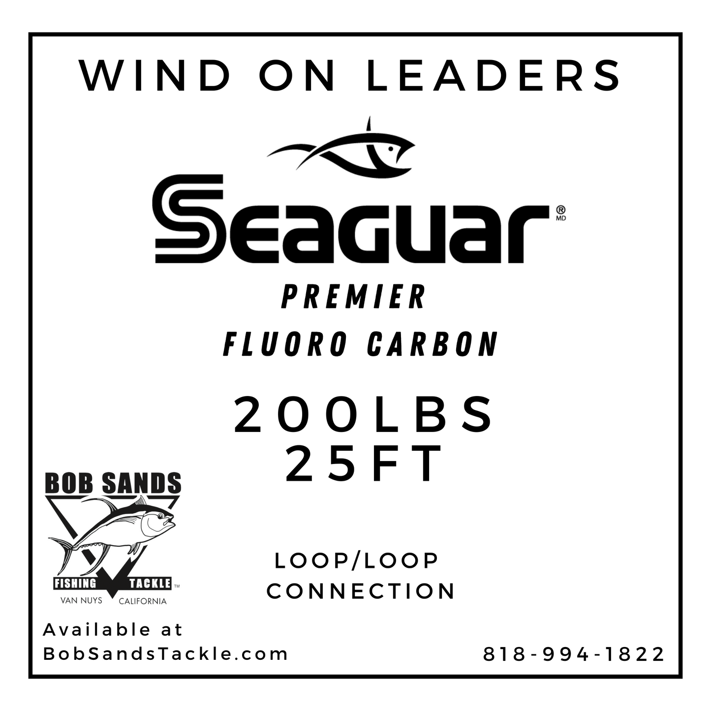 Wind On Leader - Seaguar Premier Fluorocarbon