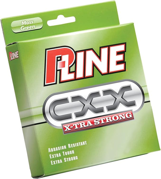 P-Line CXX Moss Green Monofilament Line 300 Yards